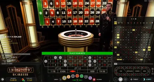 Lightning Roulette Casino-Spiel